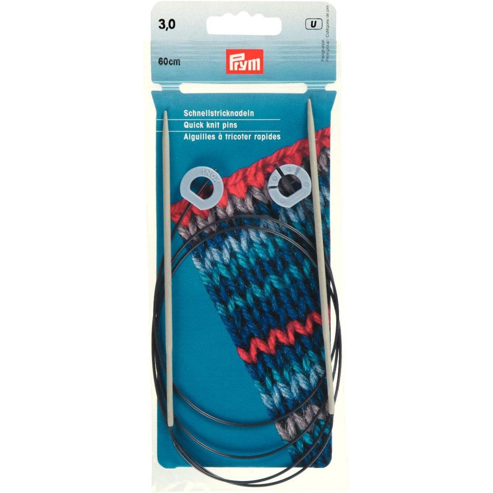 PRYM 3 mm 60 cm Esnek Misinalı Hızlı Örme Şişi - 218916